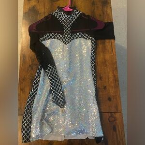 Sparkling Black and Silver Dress